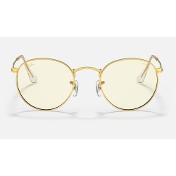 ROUND BLUE-LIGHT CLEAR EVOLVE
Lenses: Grey Mirror  +  Frame: Gold