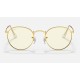 ROUND BLUE-LIGHT CLEAR EVOLVE
Lenses: Grey Mirror  +  Frame: Gold