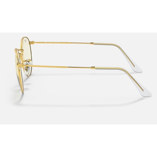ROUND BLUE-LIGHT CLEAR EVOLVE
Lenses: Grey Mirror  +  Frame: Gold