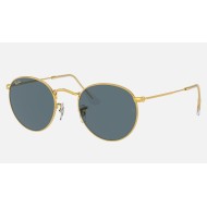 ROUND METAL LEGEND GOLD
Lenses: Blue Classic  +  Frame: Shiny Gold