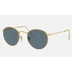 ROUND METAL LEGEND GOLD
Lenses: Blue Classic  +  Frame: Shiny Gold