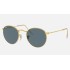 ROUND METAL LEGEND GOLD
Lenses: Blue Classic  +  Frame: Shiny Gold