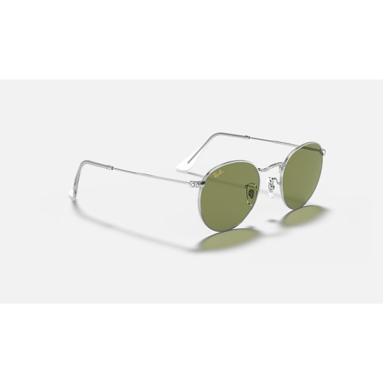 ROUND METAL LEGEND GOLD
Lenses: Light Green Classic  +  Frame: Silver