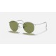 ROUND METAL LEGEND GOLD
Lenses: Light Green Classic  +  Frame: Silver