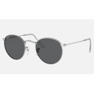 ROUND METAL LEGEND GOLD
Lenses: Dark Grey Classic  +  Frame: Shiny Silver