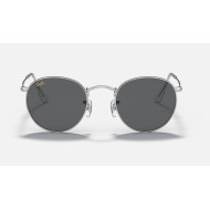 ROUND METAL LEGEND GOLD
Lenses: Dark Grey Classic  +  Frame: Shiny Silver