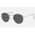 ROUND METAL LEGEND GOLD
Lenses: Dark Grey Classic  +  Frame: Shiny Silver