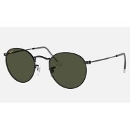 ROUND METAL LEGEND GOLD
Lenses: Green G-15 Classic  +  Frame: Shiny Black