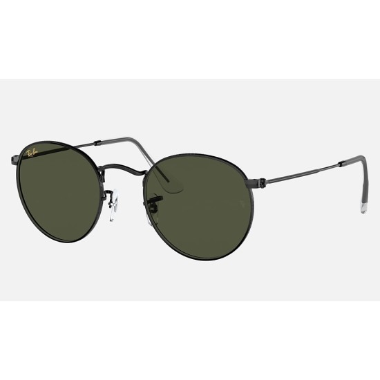 ROUND METAL LEGEND GOLD
Lenses: Green G-15 Classic  +  Frame: Shiny Black