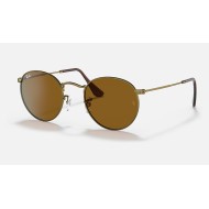 ROUND METAL ANTIQUED
Lenses: B-15 Brown Classic  +  Frame: Antique Gold