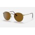 ROUND METAL ANTIQUED
Lenses: B-15 Brown Classic  +  Frame: Antique Gold