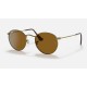 ROUND METAL ANTIQUED
Lenses: B-15 Brown Classic  +  Frame: Antique Gold