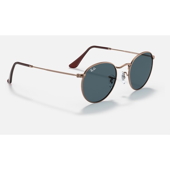 ROUND METAL ANTIQUED
Lenses: Blue Classic  +  Frame: Bronze-Copper
