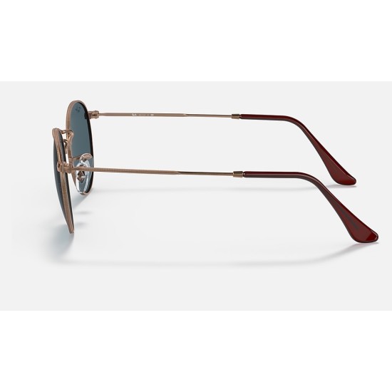 ROUND METAL ANTIQUED
Lenses: Blue Classic  +  Frame: Bronze-Copper