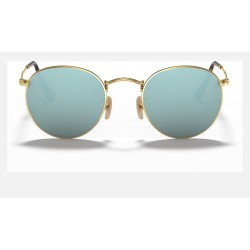 ROUND FLAT LENSES
Lenses: Silver Mirror  +  Frame: Gold