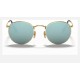 ROUND FLAT LENSES
Lenses: Silver Mirror  +  Frame: Gold