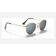 ROUND FLAT LENSES
Lenses: Silver Mirror  +  Frame: Gold