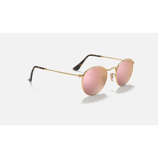 ROUND FLAT LENSES
Lenses: Copper Mirror  +  Frame: Gold