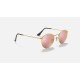 ROUND FLAT LENSES
Lenses: Copper Mirror  +  Frame: Gold
