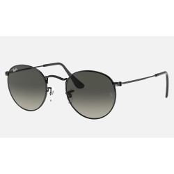 ROUND FLAT LENSES
Lenses: Grey Gradient  +  Frame: Black