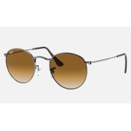 ROUND FLAT LENSES
Lenses: Light Brown Gradient  +  Frame: Gunmetal