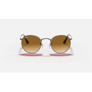 ROUND FLAT LENSES
Lenses: Light Brown Gradient  +  Frame: Gunmetal