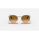 ROUND FLAT LENSES
Lenses: Light Brown Gradient  +  Frame: Gunmetal