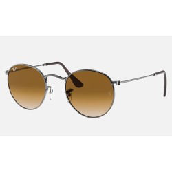 ROUND FLAT LENSES
Lenses: Light Brown Gradient  +  Frame: Gunmetal