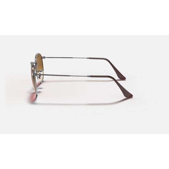 ROUND FLAT LENSES
Lenses: Light Brown Gradient  +  Frame: Gunmetal