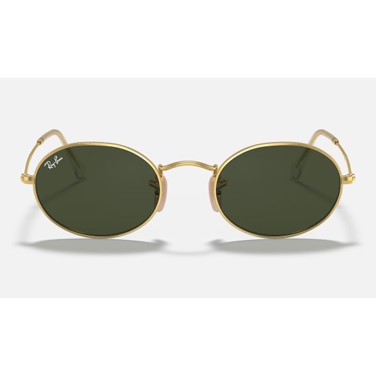 OVAL
Lenses: Green Classic G-15  +  Frame: Gold