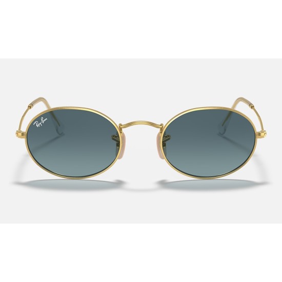 OVAL
Lenses: Blue Gradient  +  Frame: Gold