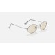 OVAL SOLID EVOLVE
Lenses: Light Brown Photochromic Classic  +  Frame: Silver