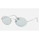 OVAL SOLID EVOLVE
Lenses: Light Blue/Dark Violet Classic  +  Frame: Silver