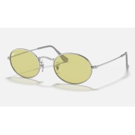OVAL SOLID EVOLVE
Lenses: Yellow/Red Photochromic Classic  +  Frame: Silver