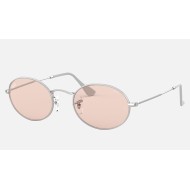 OVAL SOLID EVOLVE
Lenses: Pink Photochromic Classic  +  Frame: Silver