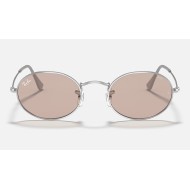 OVAL SOLID EVOLVE
Lenses: Pink Photochromic Classic  +  Frame: Silver