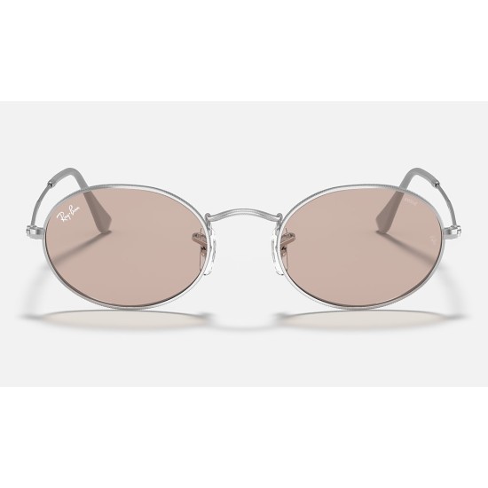 OVAL SOLID EVOLVE
Lenses: Pink Photochromic Classic  +  Frame: Silver