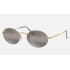 OVAL
Lenses: Grey Gradient - Mirror  +  Frame: Grey