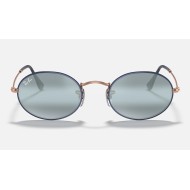 OVAL
Lenses: Blue Gradient - Mirror  +  Frame: Blue