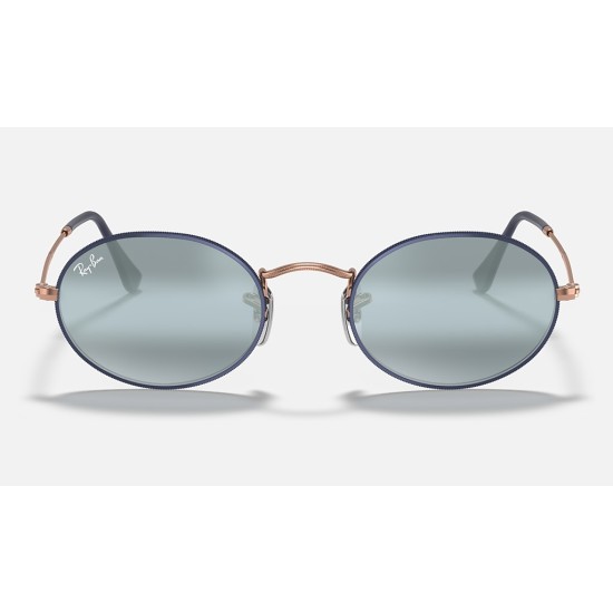 OVAL
Lenses: Blue Gradient - Mirror  +  Frame: Blue