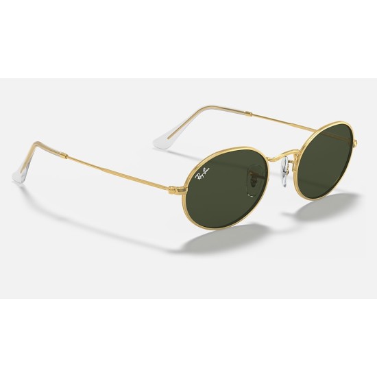 OVAL LEGEND GOLD
Lenses: Green Classic G-15  +  Frame: Gold