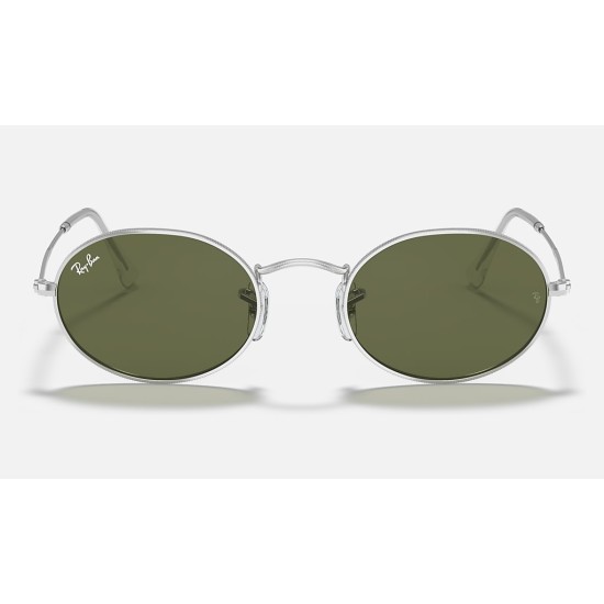 OVAL LEGEND GOLD
Lenses: Light Green Classic  +  Frame: Silver