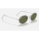 OVAL LEGEND GOLD
Lenses: Light Green Classic  +  Frame: Silver