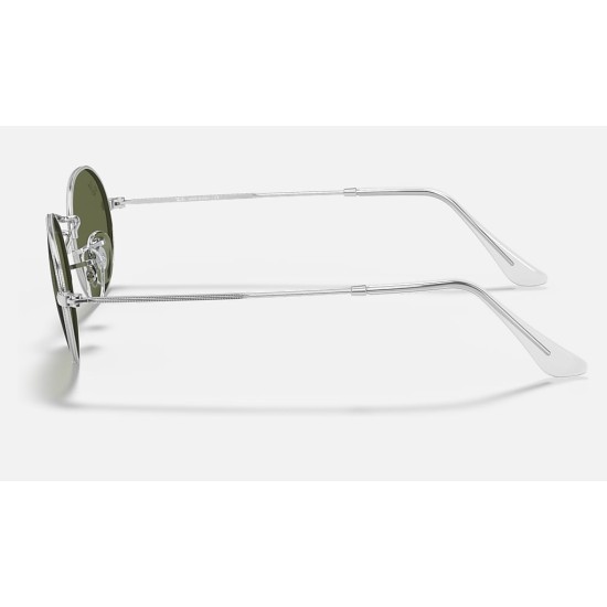 OVAL LEGEND GOLD
Lenses: Light Green Classic  +  Frame: Silver