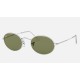 OVAL LEGEND GOLD
Lenses: Light Green Classic  +  Frame: Silver