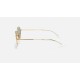 OVAL FLAT LENSES
Lenses: Light Blue Gradient  +  Frame: Gold