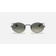 OVAL FLAT LENSES
Lenses: Grey Gradient  +  Frame: Black