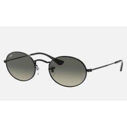 OVAL FLAT LENSES
Lenses: Grey Gradient  +  Frame: Black