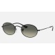 OVAL FLAT LENSES
Lenses: Grey Gradient  +  Frame: Black