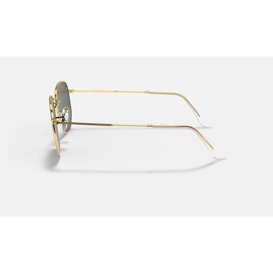 HEXAGONAL LEGEND GOLD
Lenses: Green Classic G-15  +  Frame: Gold